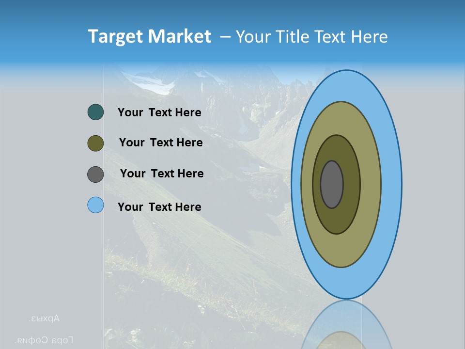 Outlet On A Green Wall PowerPoint Template