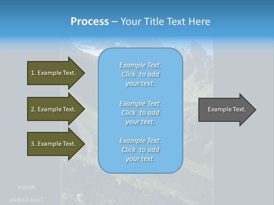 Outlet On A Green Wall PowerPoint Template