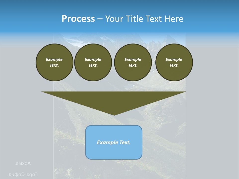 Outlet On A Green Wall PowerPoint Template