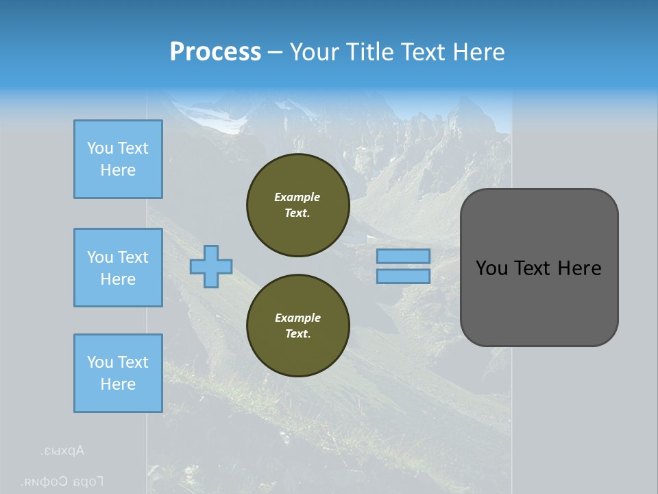 Outlet On A Green Wall PowerPoint Template