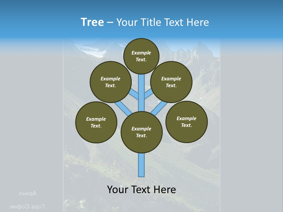 Outlet On A Green Wall PowerPoint Template