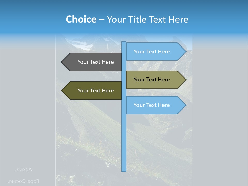 Outlet On A Green Wall PowerPoint Template