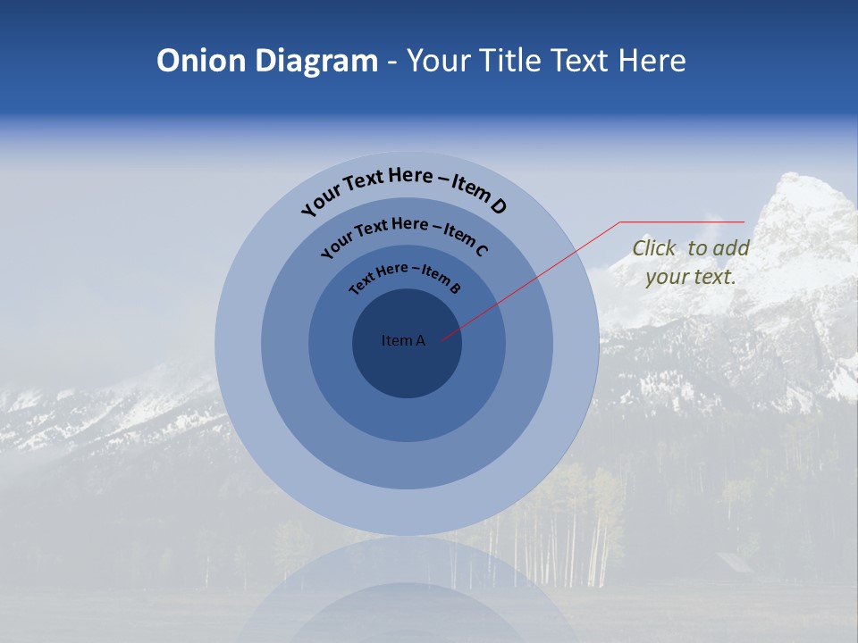 Extraordinary Mountain Landscape With Green Forest In The Foothills PowerPoint Template