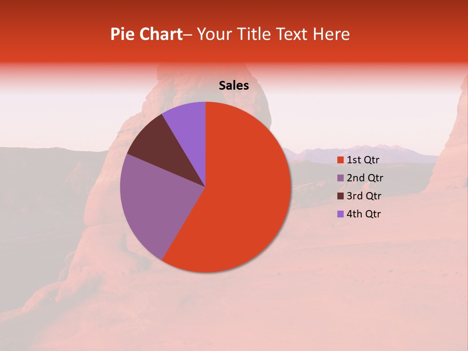 Beautiful Scenery In The Canyon PowerPoint Template