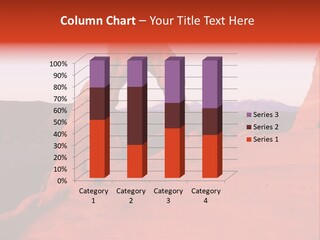 Beautiful Scenery In The Canyon PowerPoint Template