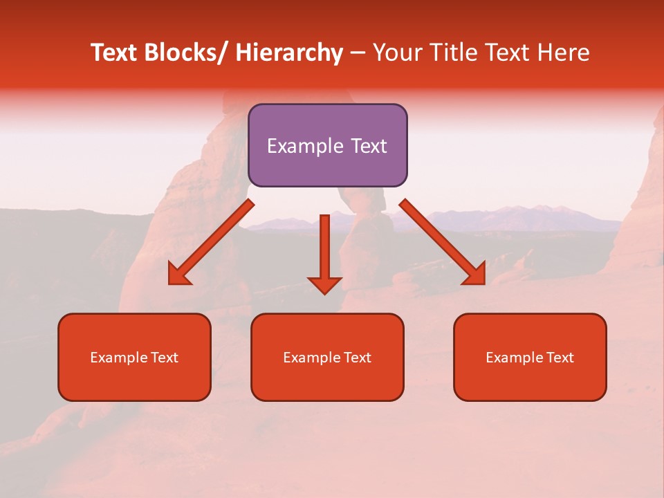 Beautiful Scenery In The Canyon PowerPoint Template