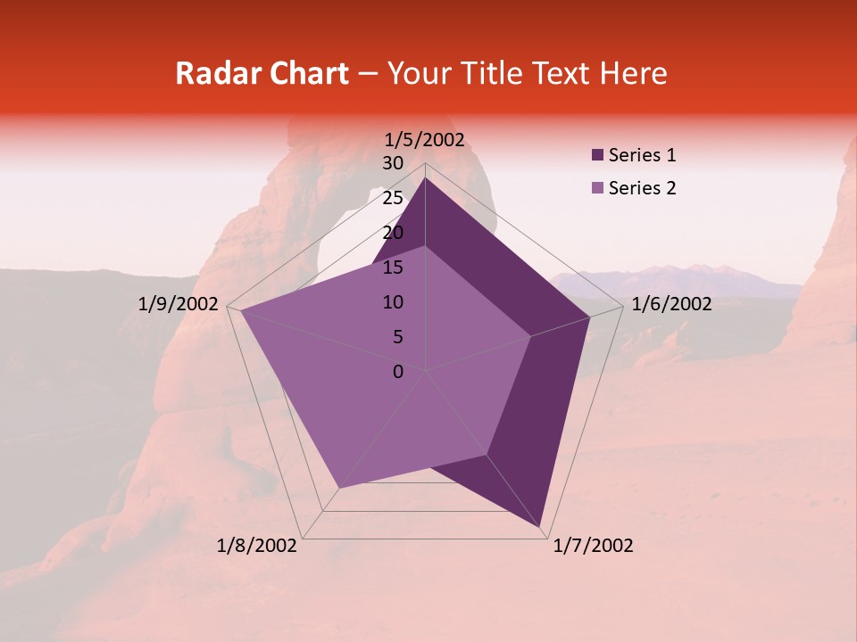 Beautiful Scenery In The Canyon PowerPoint Template