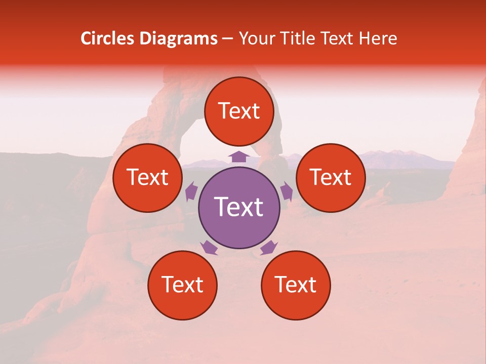 Beautiful Scenery In The Canyon PowerPoint Template