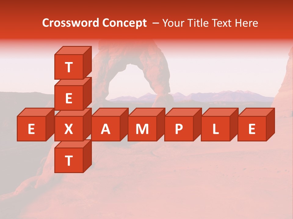 Beautiful Scenery In The Canyon PowerPoint Template