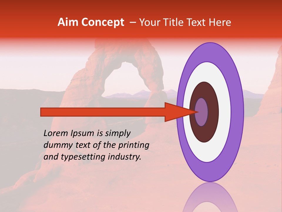 Beautiful Scenery In The Canyon PowerPoint Template