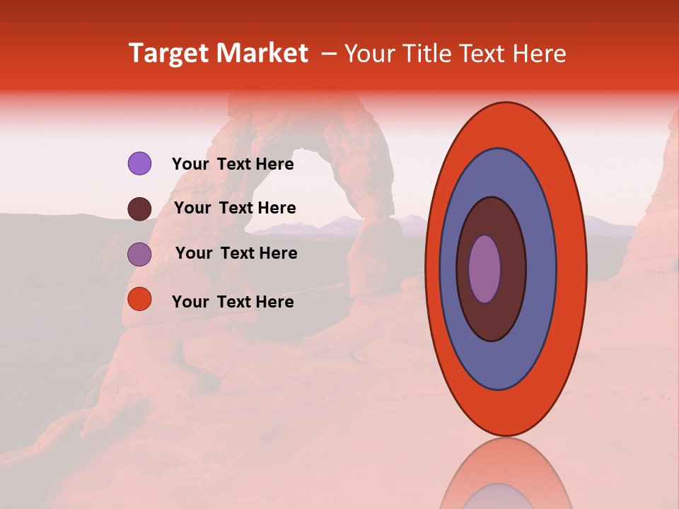 Beautiful Scenery In The Canyon PowerPoint Template