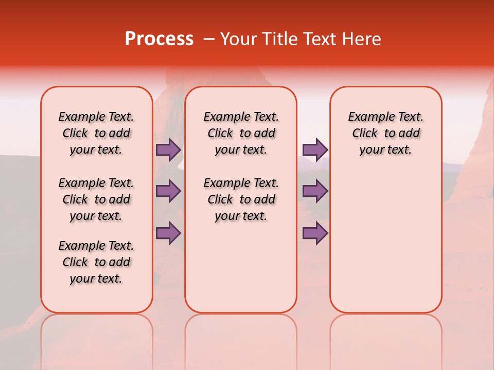 Beautiful Scenery In The Canyon PowerPoint Template