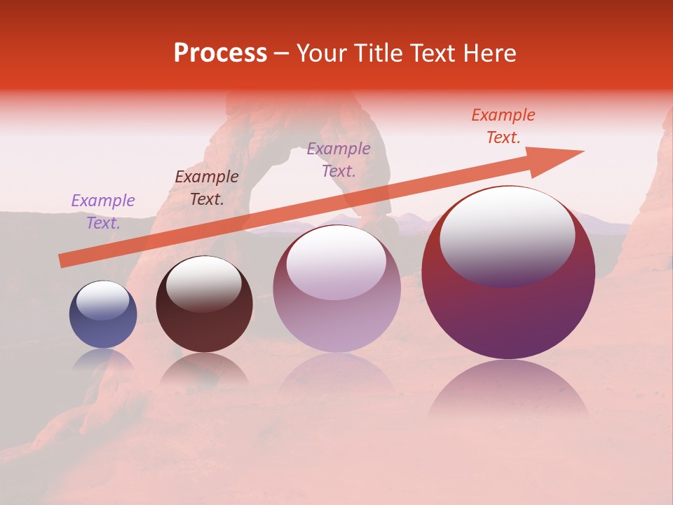 Beautiful Scenery In The Canyon PowerPoint Template