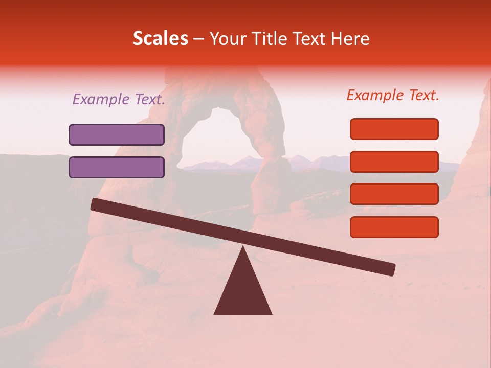 Beautiful Scenery In The Canyon PowerPoint Template