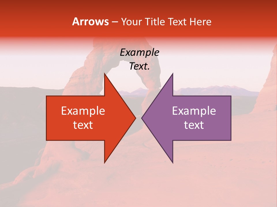 Beautiful Scenery In The Canyon PowerPoint Template
