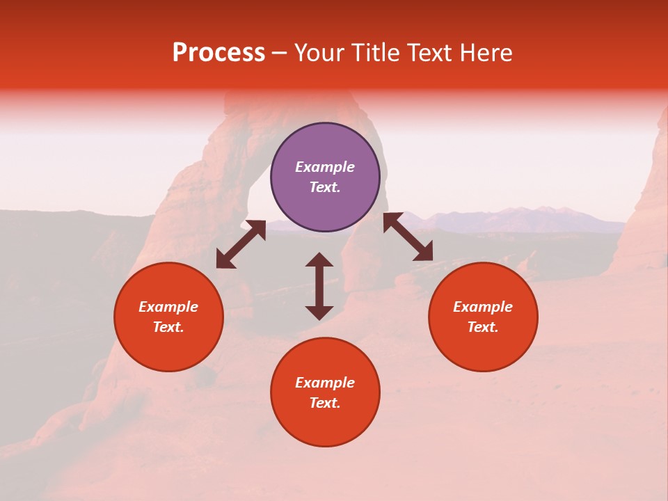 Beautiful Scenery In The Canyon PowerPoint Template