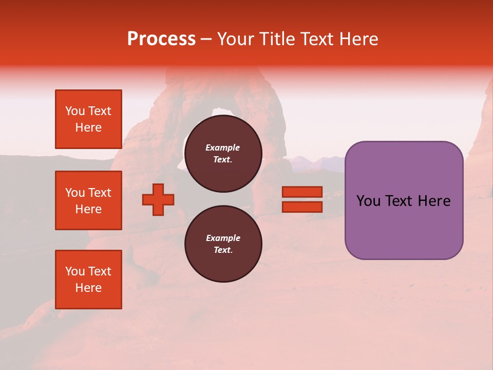 Beautiful Scenery In The Canyon PowerPoint Template
