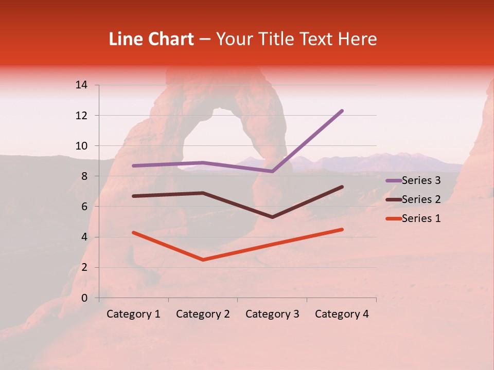 Beautiful Scenery In The Canyon PowerPoint Template