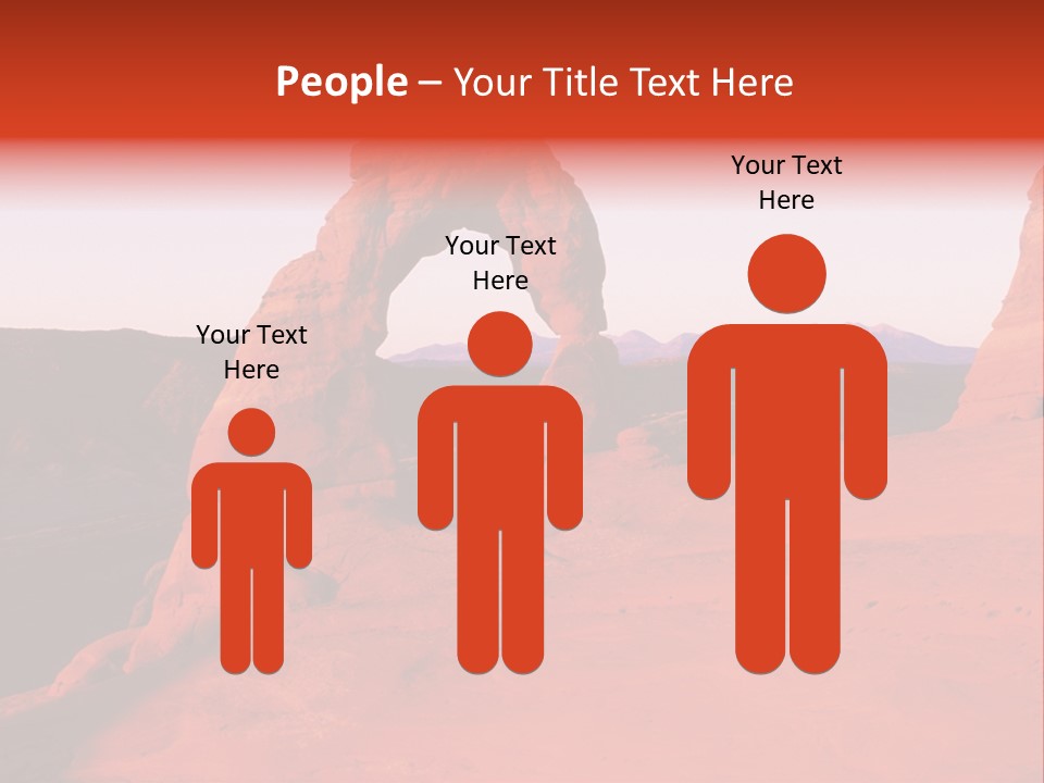 Beautiful Scenery In The Canyon PowerPoint Template