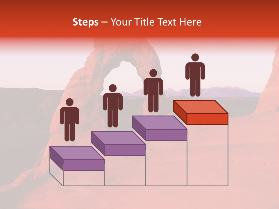 Beautiful Scenery In The Canyon PowerPoint Template