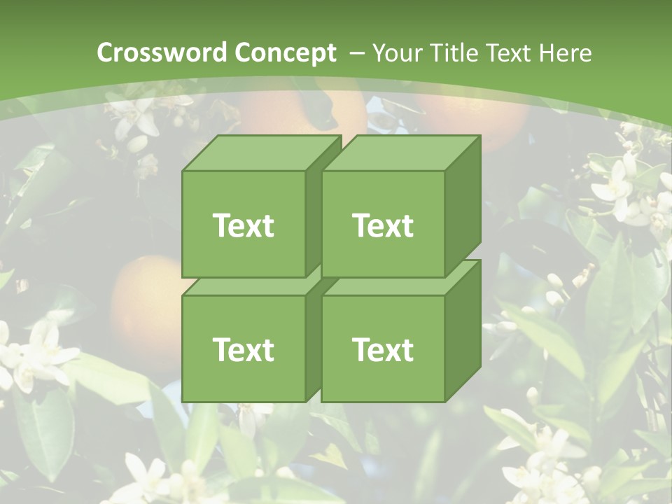 Orange Tree PowerPoint Template