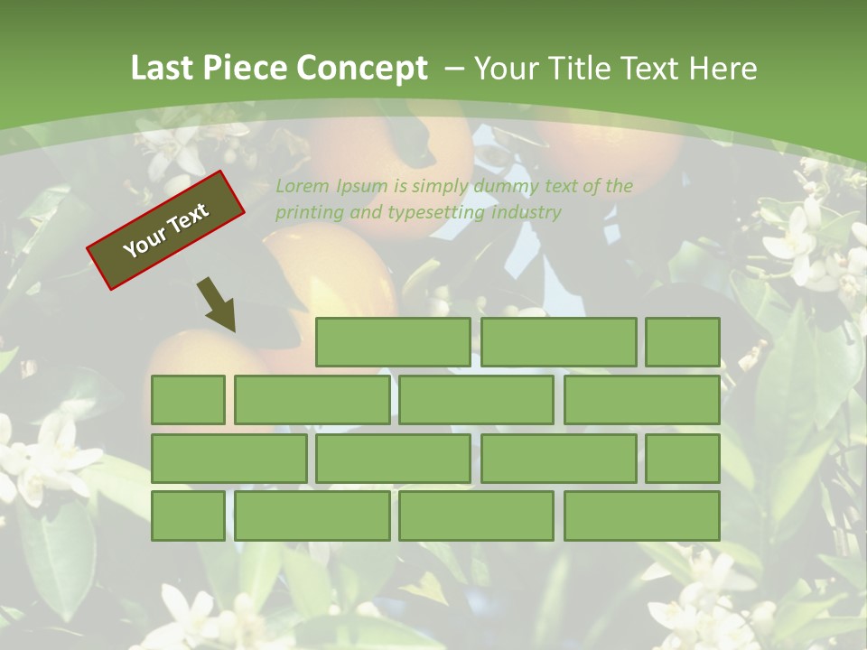 Orange Tree PowerPoint Template