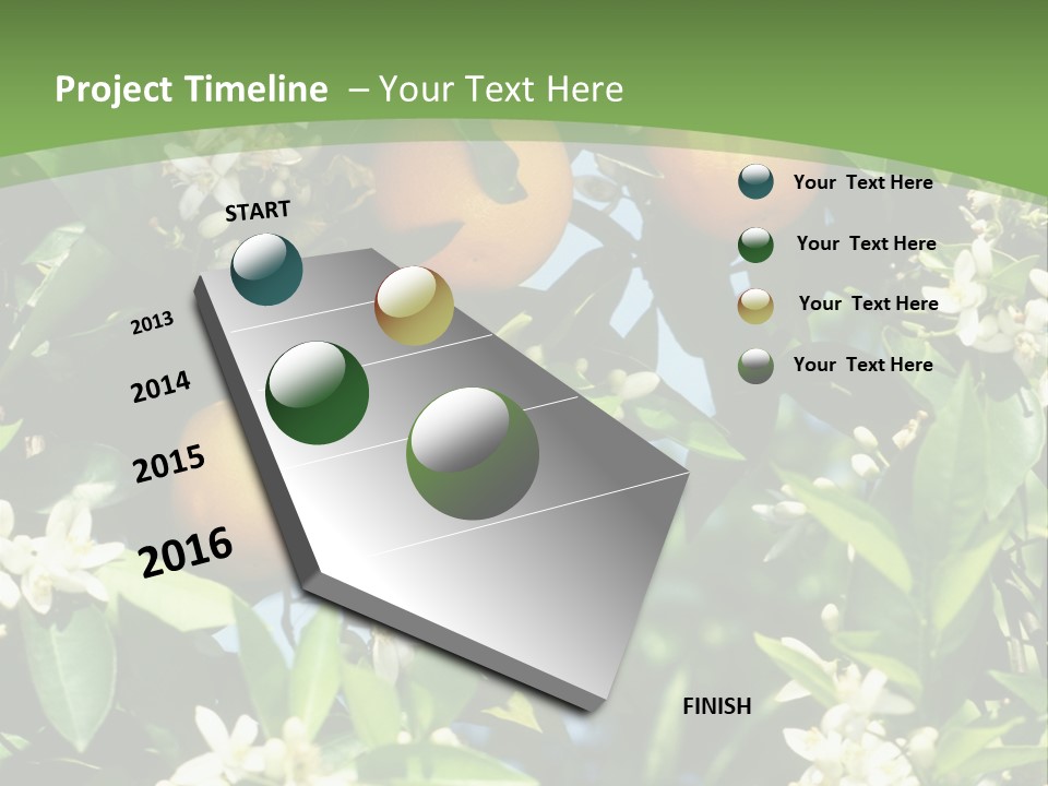 Orange Tree PowerPoint Template