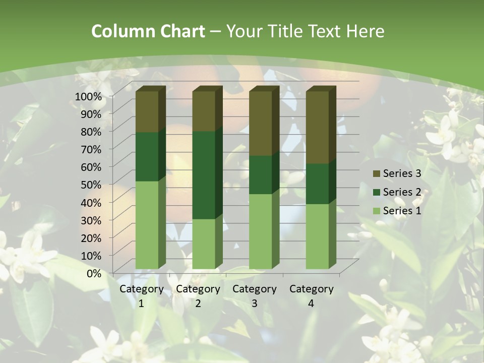 Orange Tree PowerPoint Template