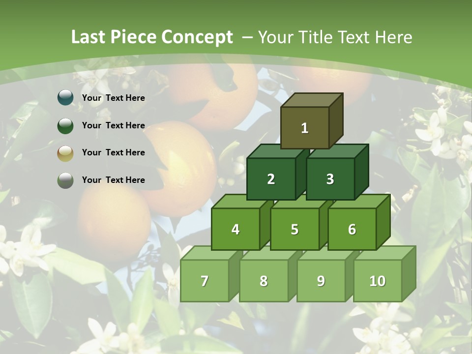 Orange Tree PowerPoint Template