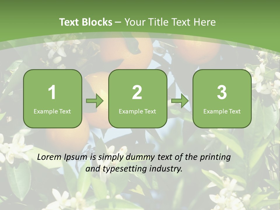 Orange Tree PowerPoint Template