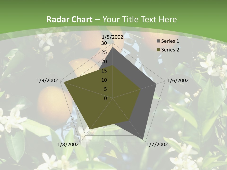 Orange Tree PowerPoint Template