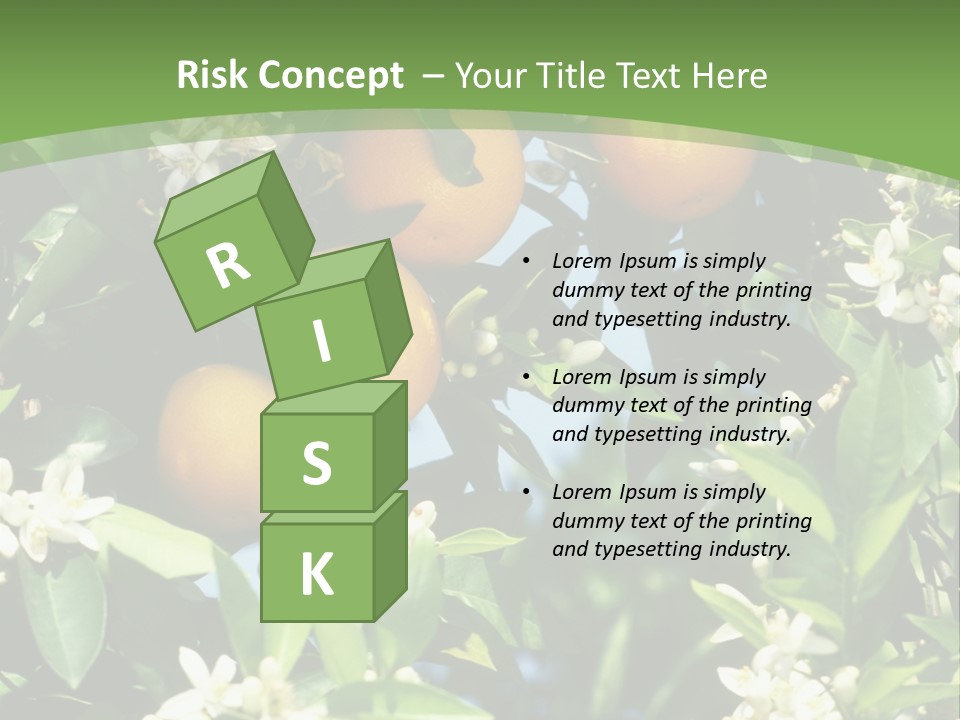 Orange Tree PowerPoint Template