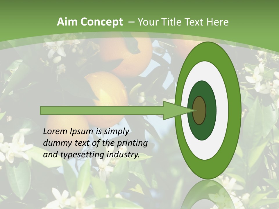 Orange Tree PowerPoint Template