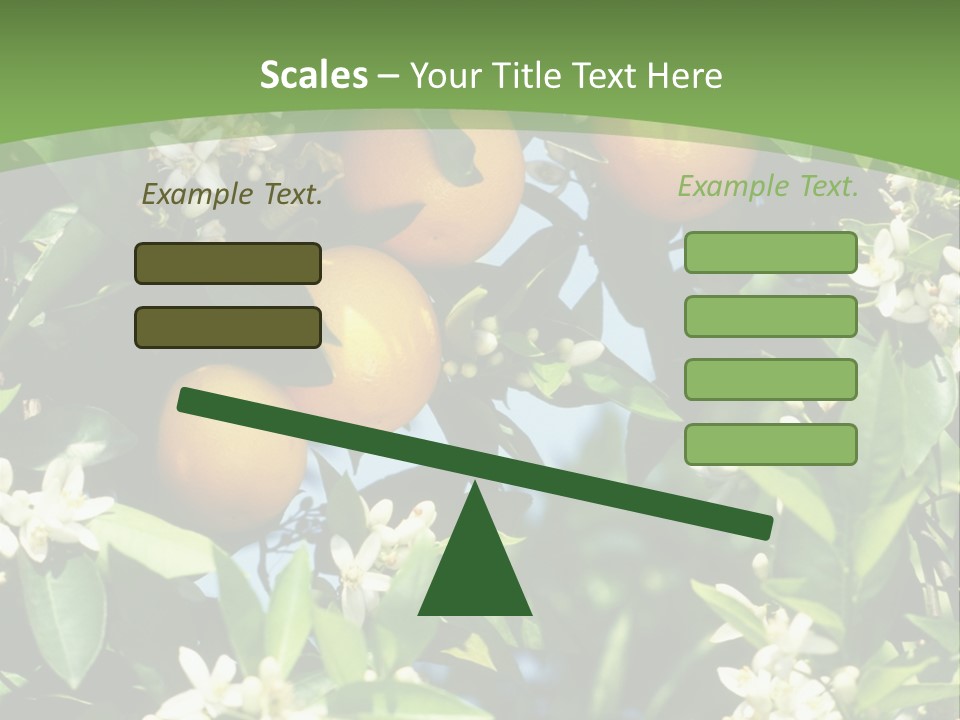 Orange Tree PowerPoint Template