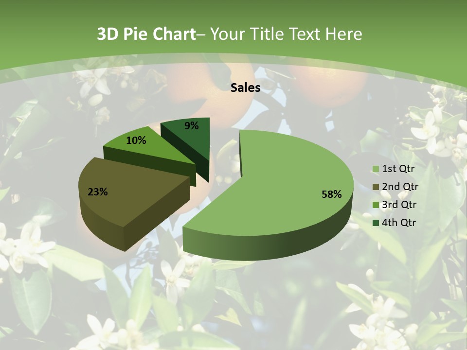 Orange Tree PowerPoint Template
