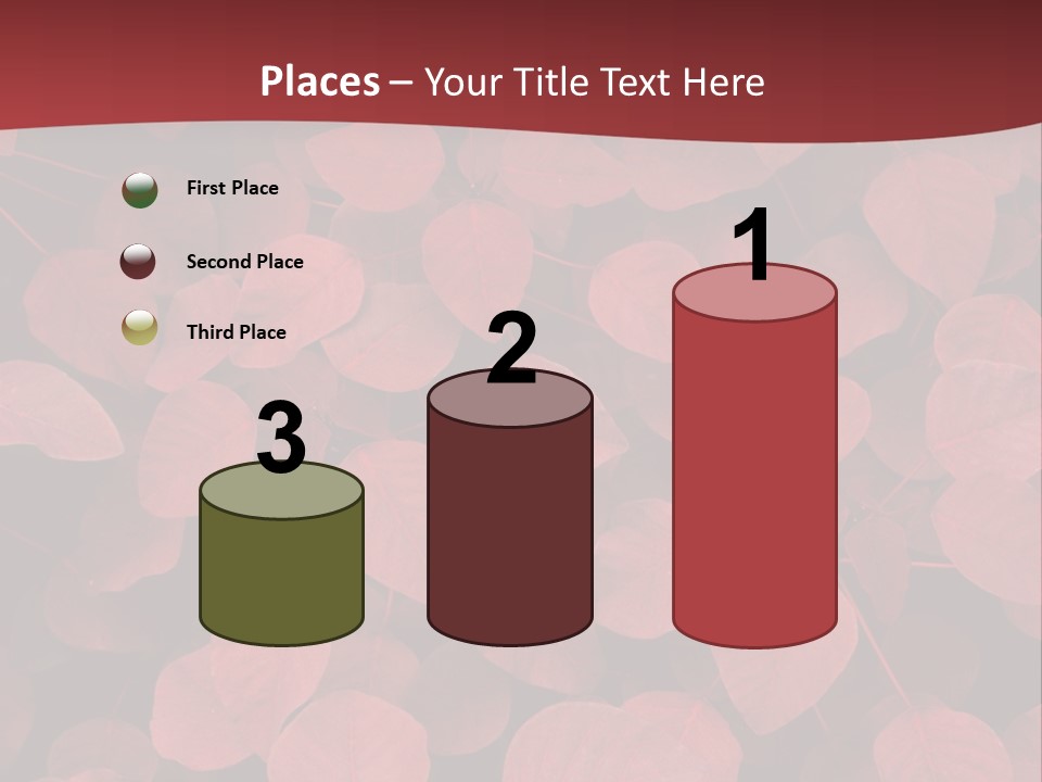 Red Petals PowerPoint Template