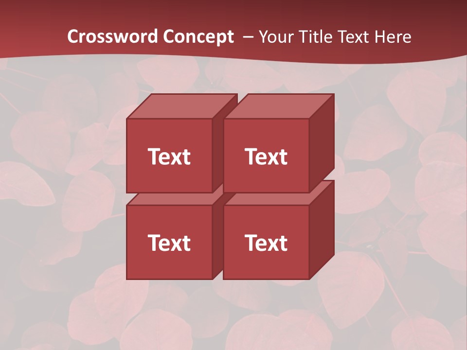 Red Petals PowerPoint Template