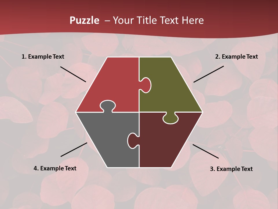 Red Petals PowerPoint Template