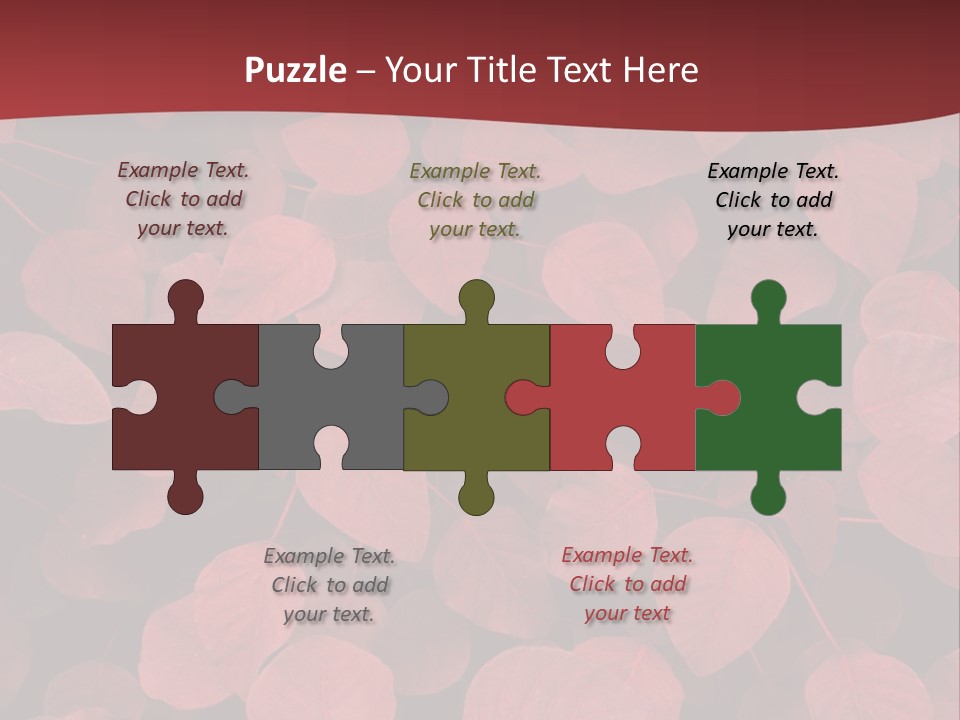 Red Petals PowerPoint Template