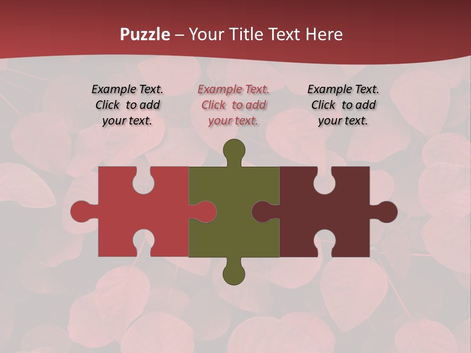 Red Petals PowerPoint Template