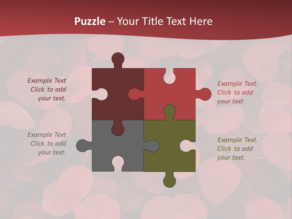 Red Petals PowerPoint Template
