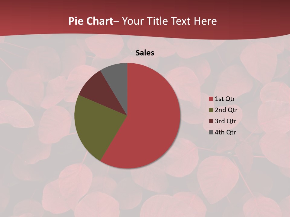 Red Petals PowerPoint Template