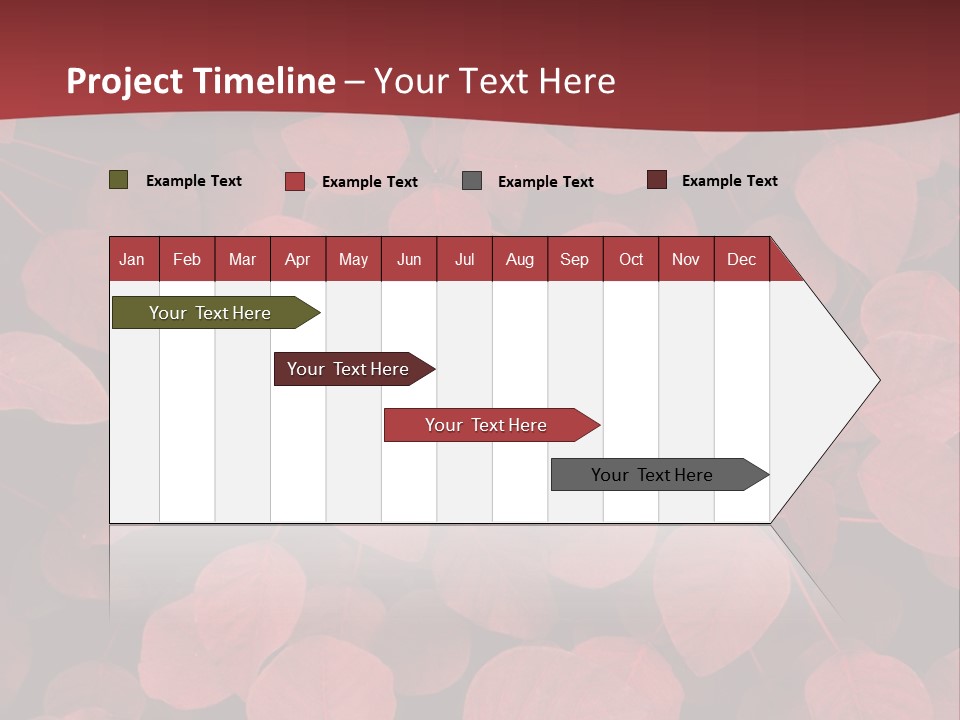 Red Petals PowerPoint Template