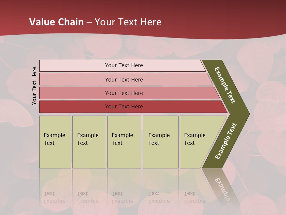 Red Petals PowerPoint Template