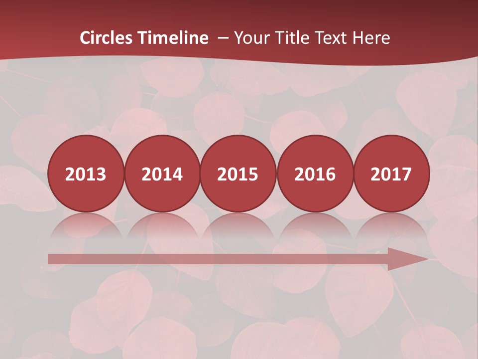 Red Petals PowerPoint Template