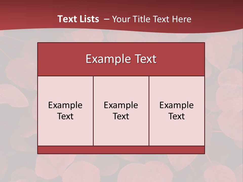 Red Petals PowerPoint Template