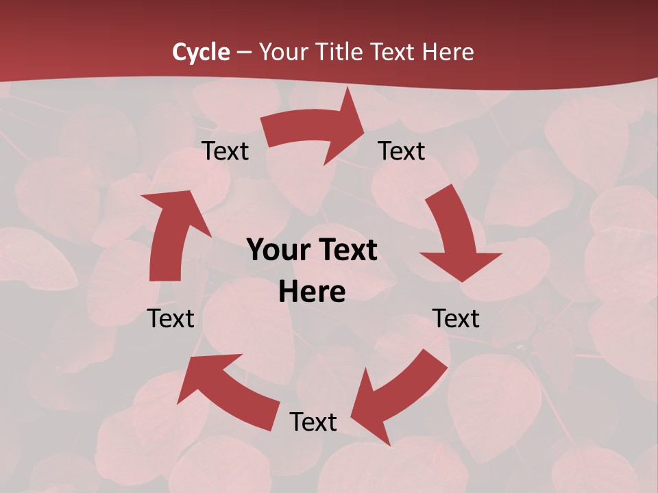 Red Petals PowerPoint Template