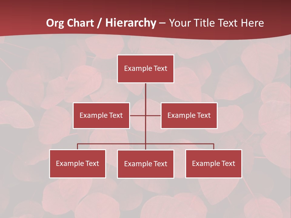 Red Petals PowerPoint Template