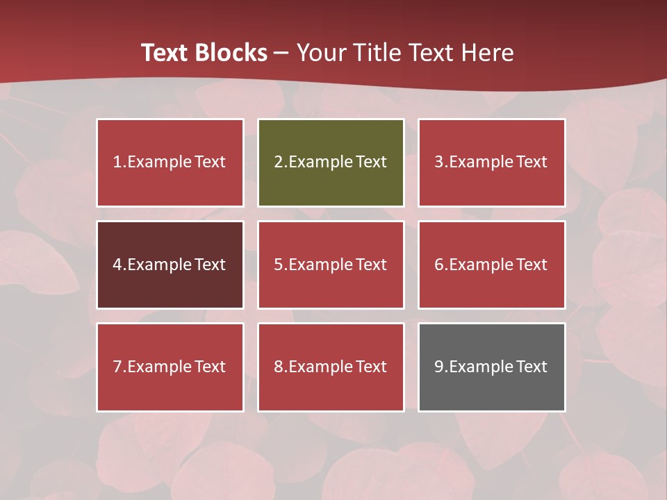 Red Petals PowerPoint Template