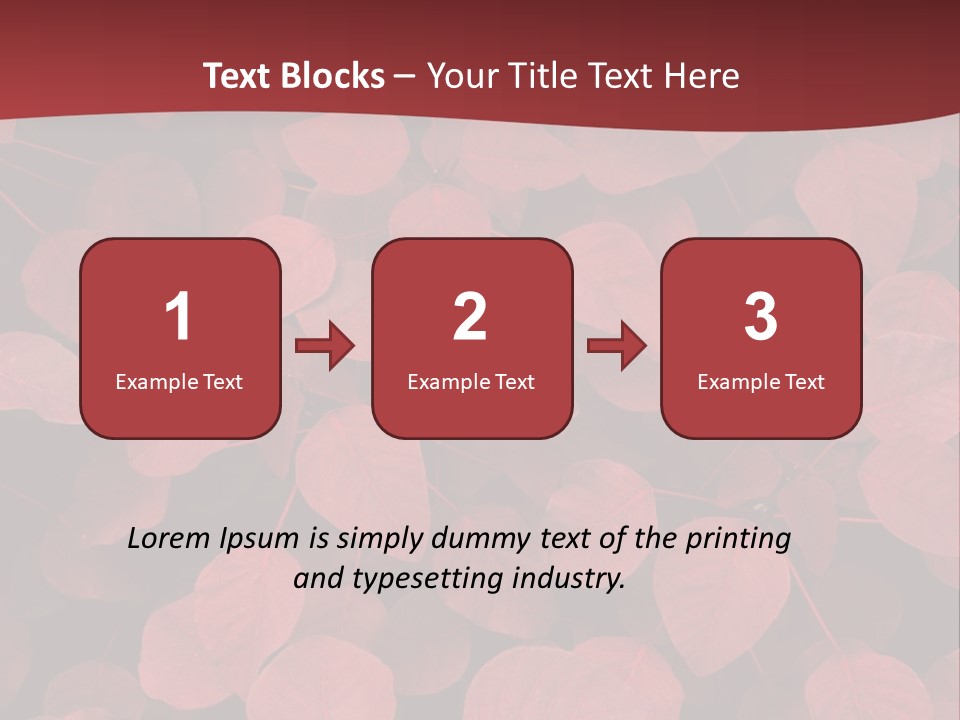 Red Petals PowerPoint Template